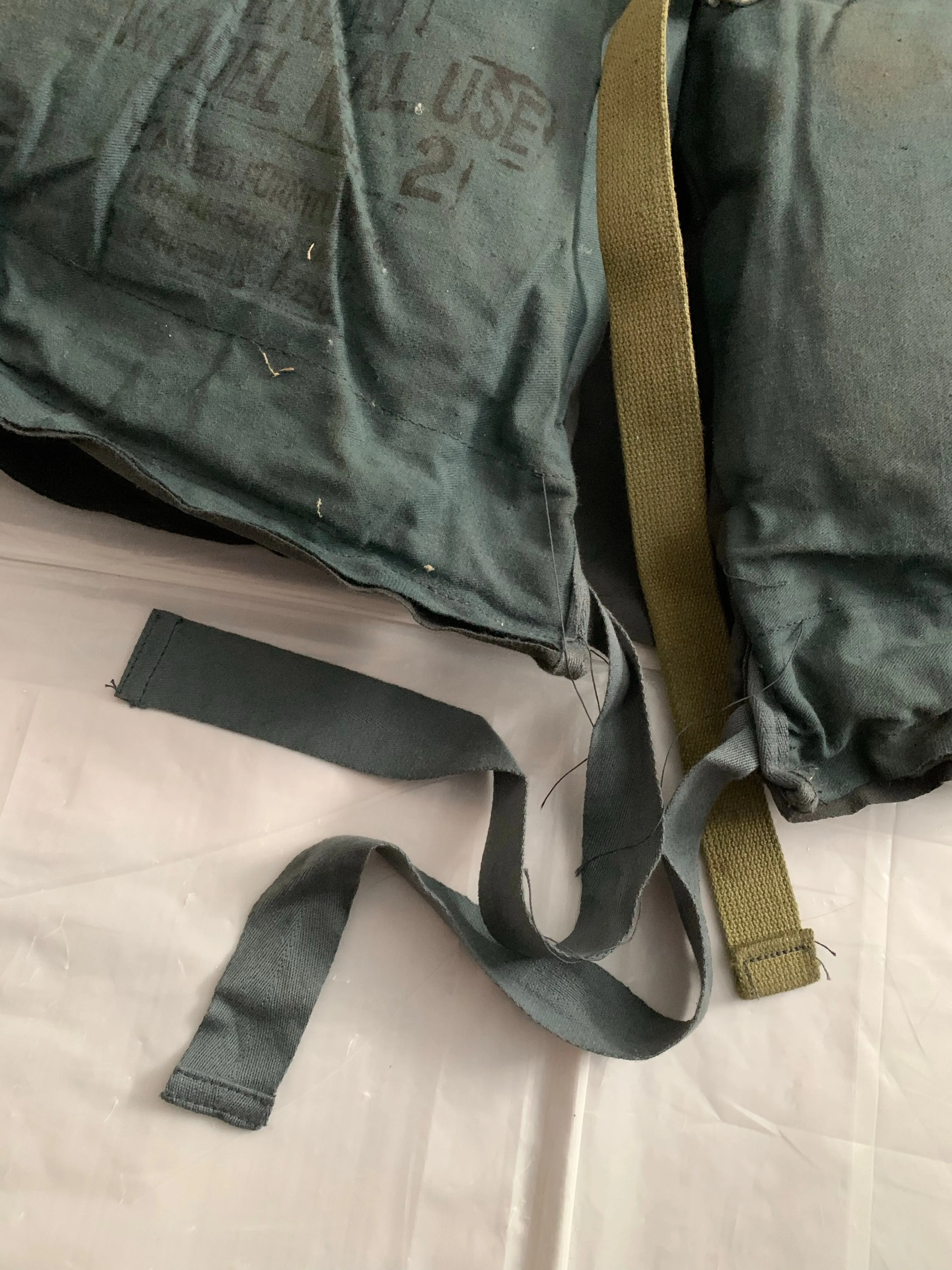 1940s Vintage WW2 US Kapok Life Jacket - Size OS