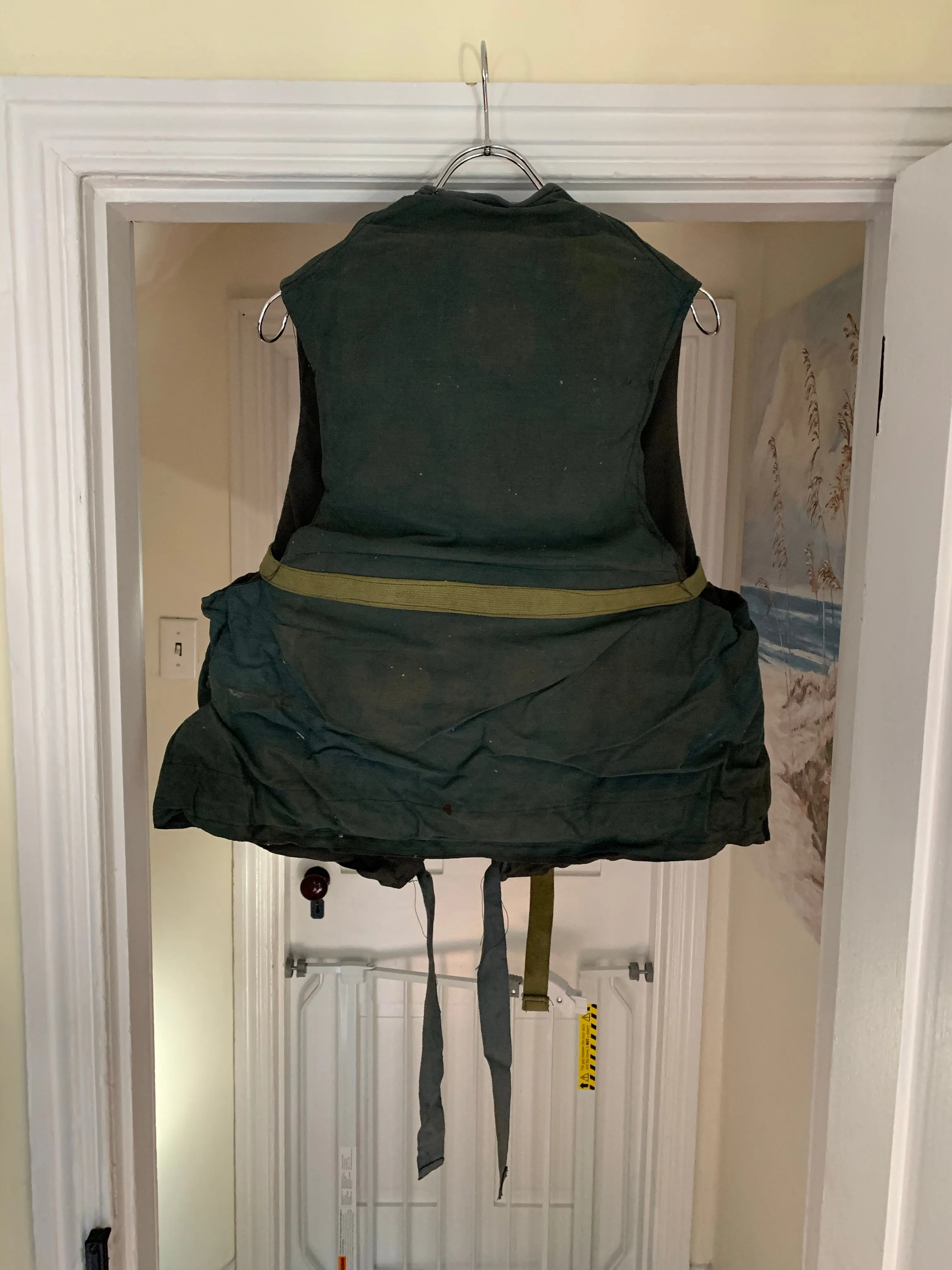 1940s Vintage WW2 US Kapok Life Jacket - Size OS