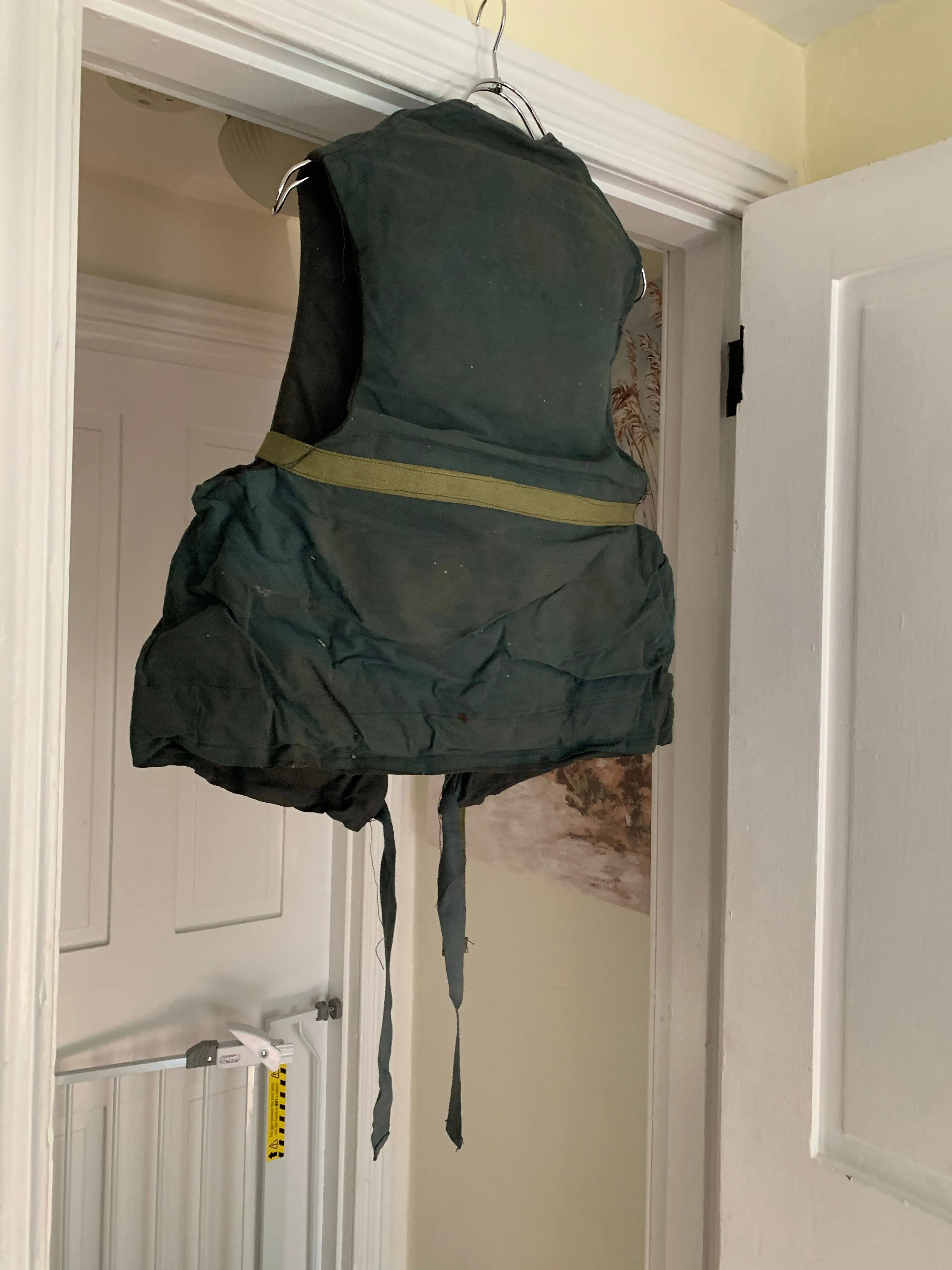 1940s Vintage WW2 US Kapok Life Jacket - Size OS