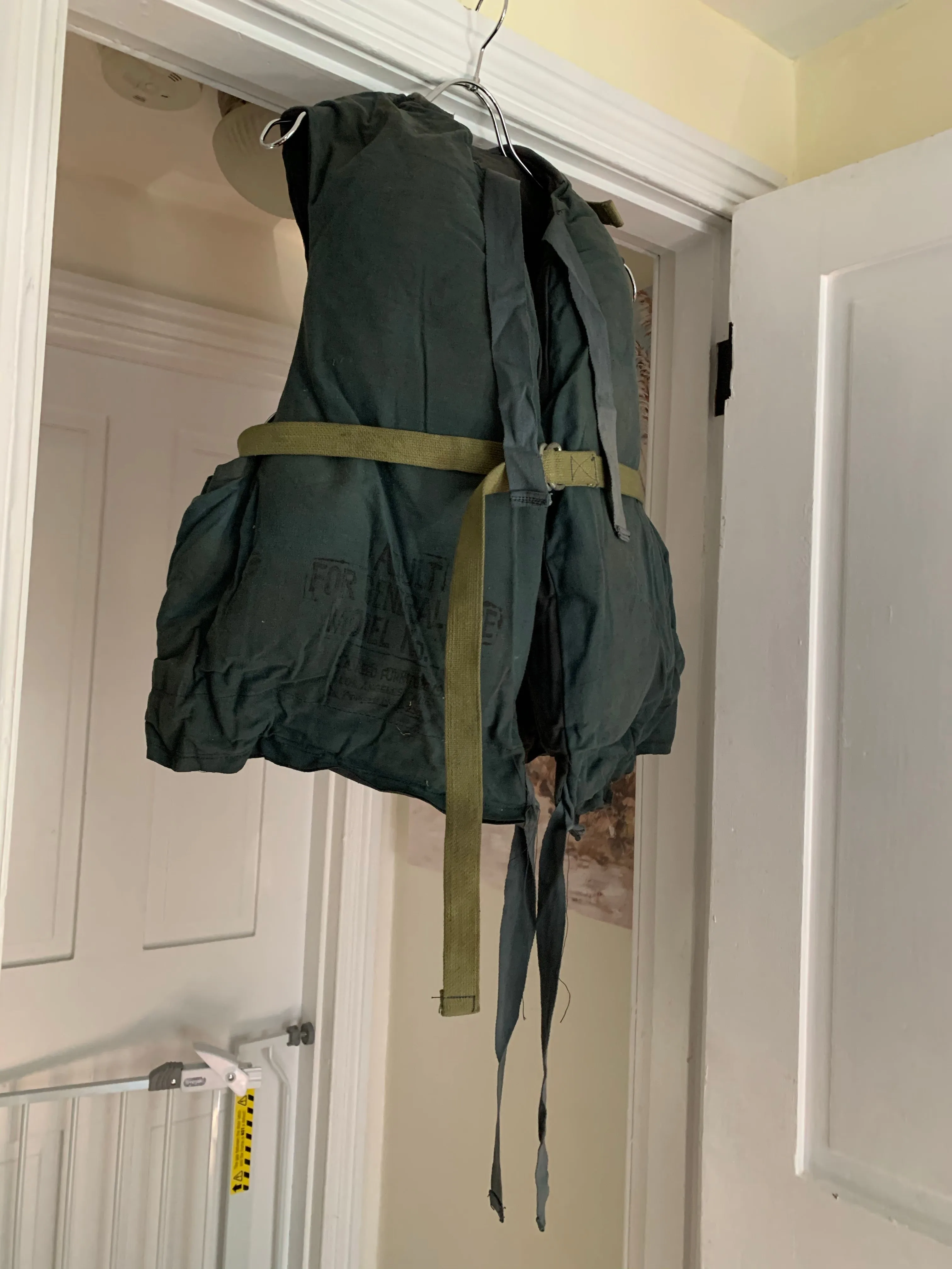 1940s Vintage WW2 US Kapok Life Jacket - Size OS