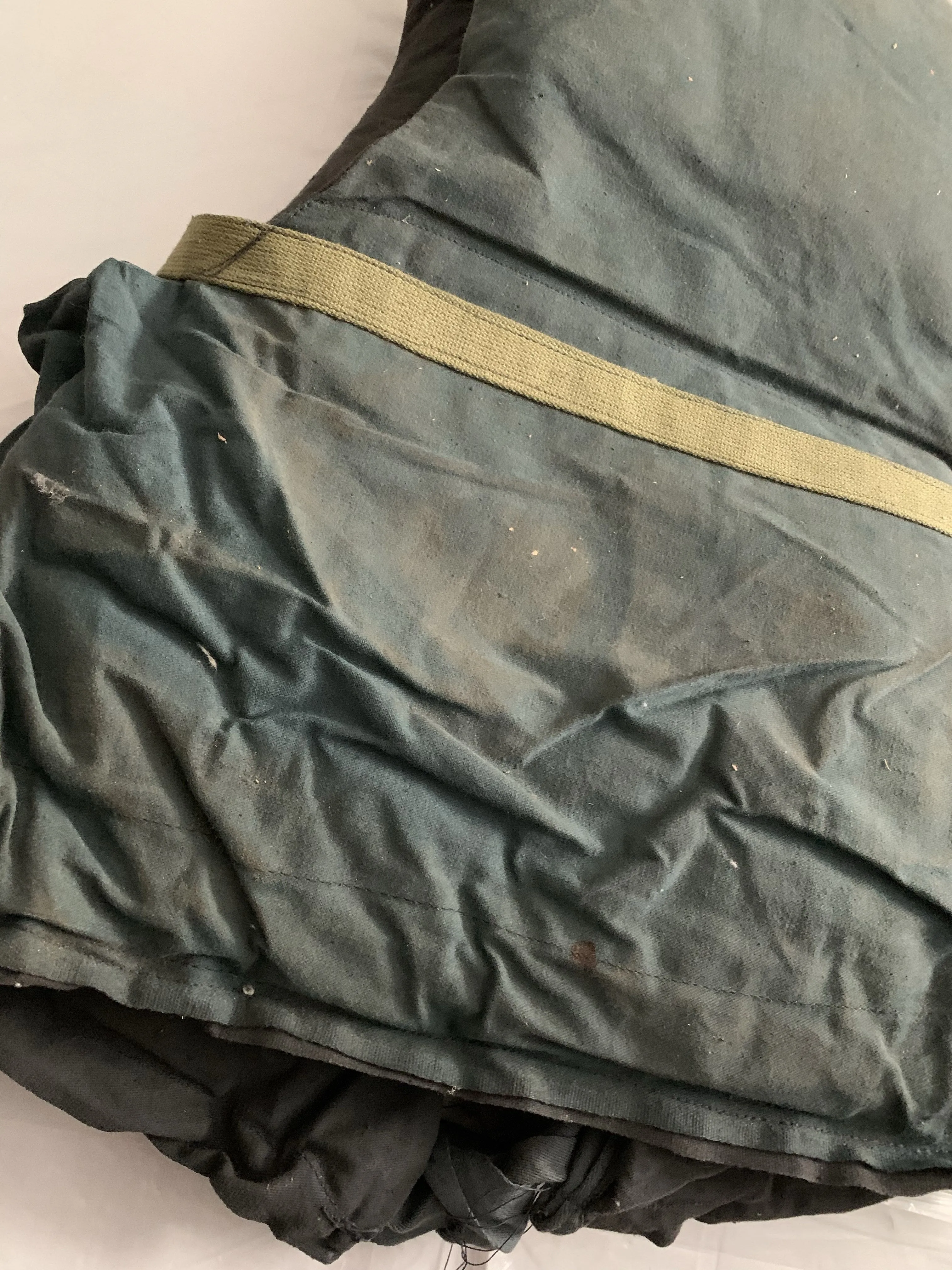 1940s Vintage WW2 US Kapok Life Jacket - Size OS
