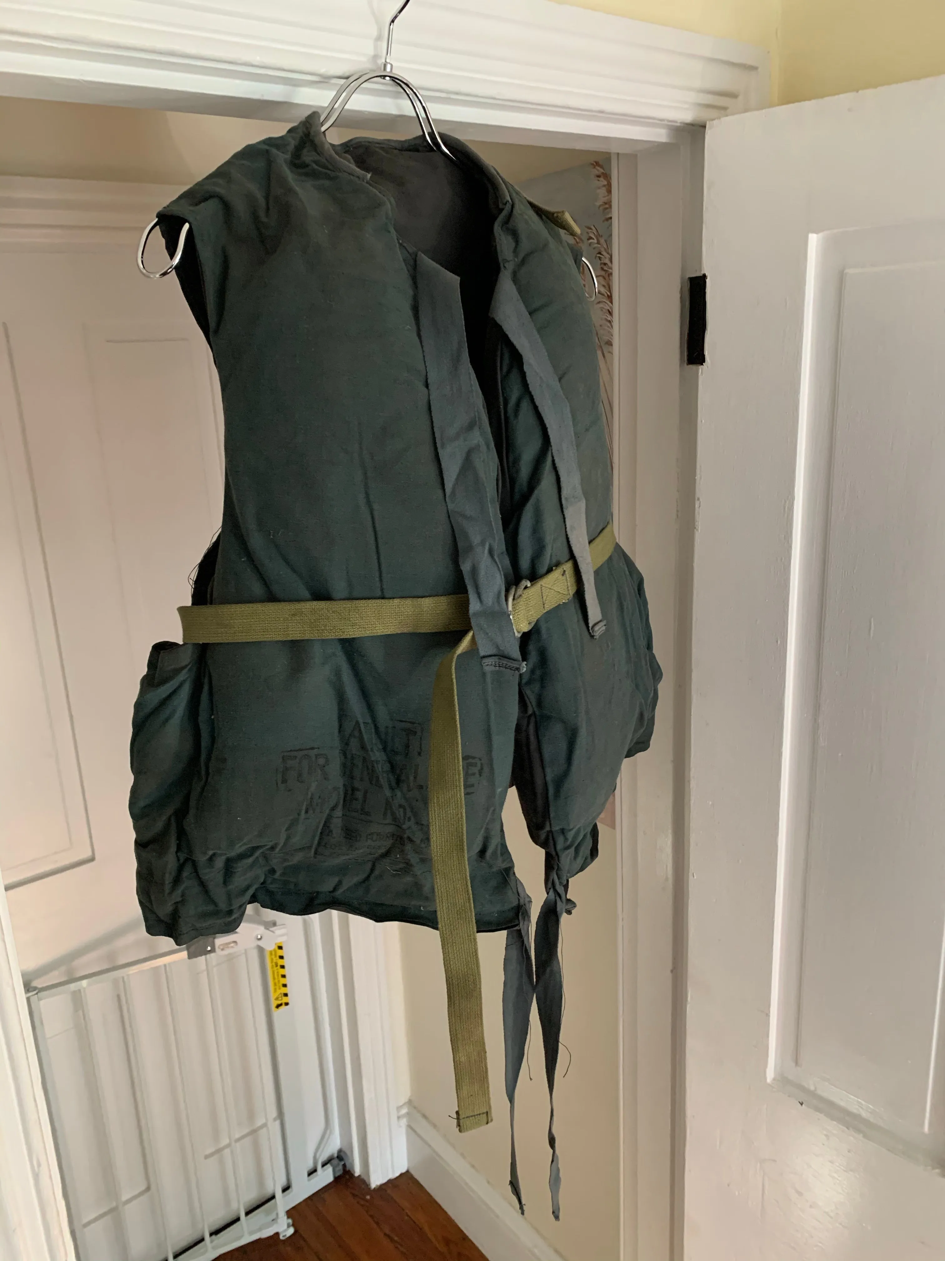 1940s Vintage WW2 US Kapok Life Jacket - Size OS