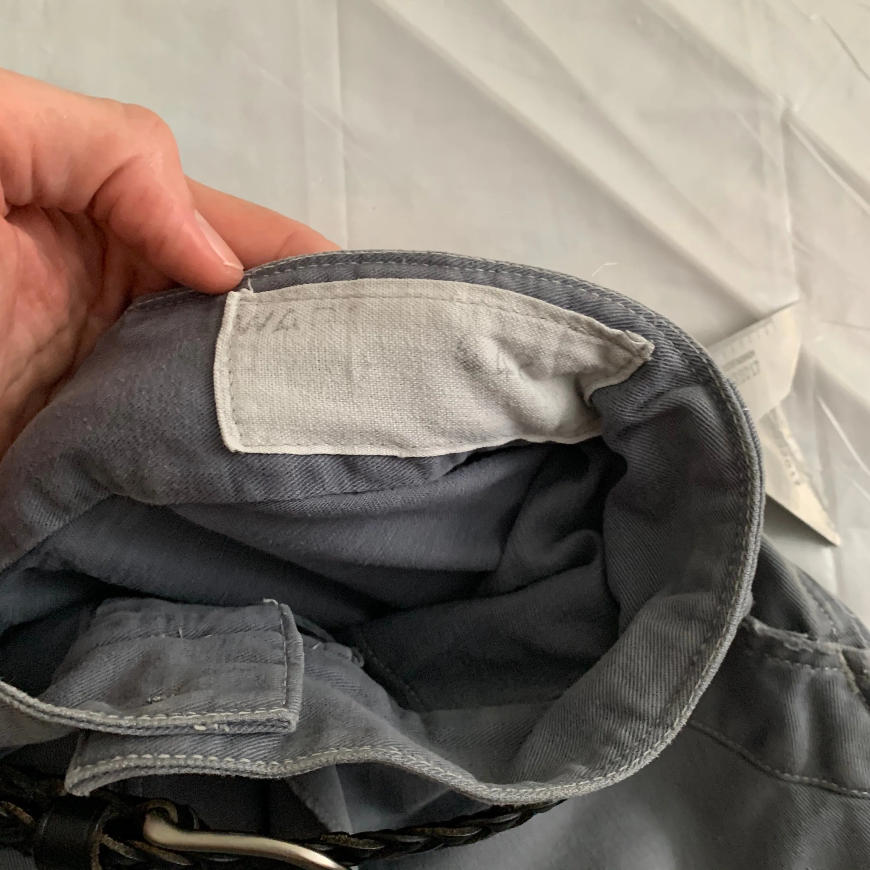 1950s Vintage "Air France" Faded Mechanic Pants - Size M