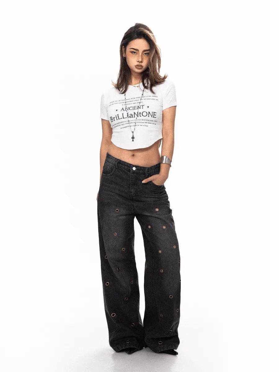 Aelfric Eden Circle Cut-Out Jeans