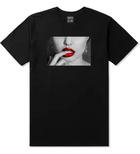 Angelina Red Lips Sexy Boys Kids T-Shirt