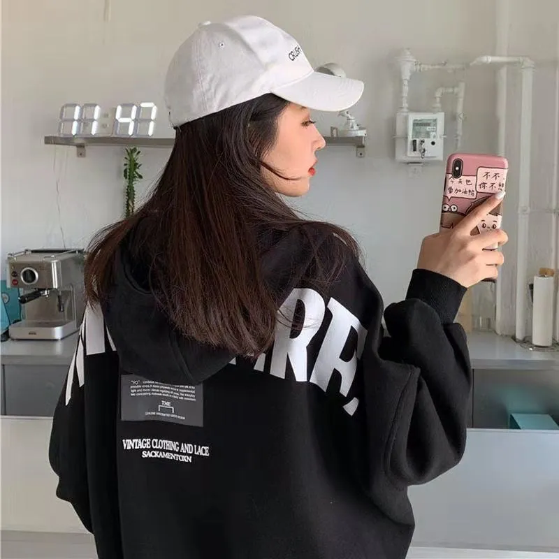 Autumn Kpop Loose Hoodies