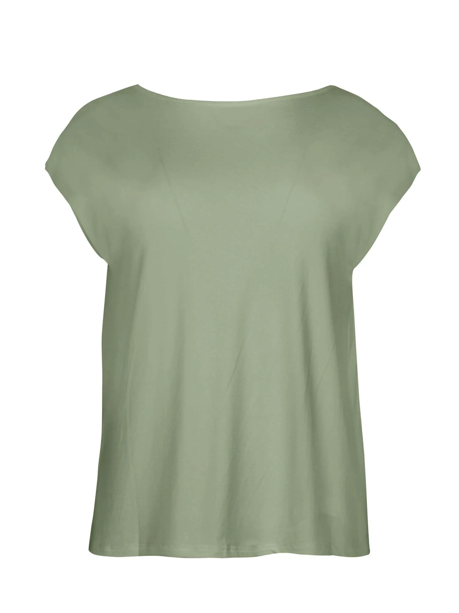 Bamboo Boxy T-Shirt - Eucalyptus