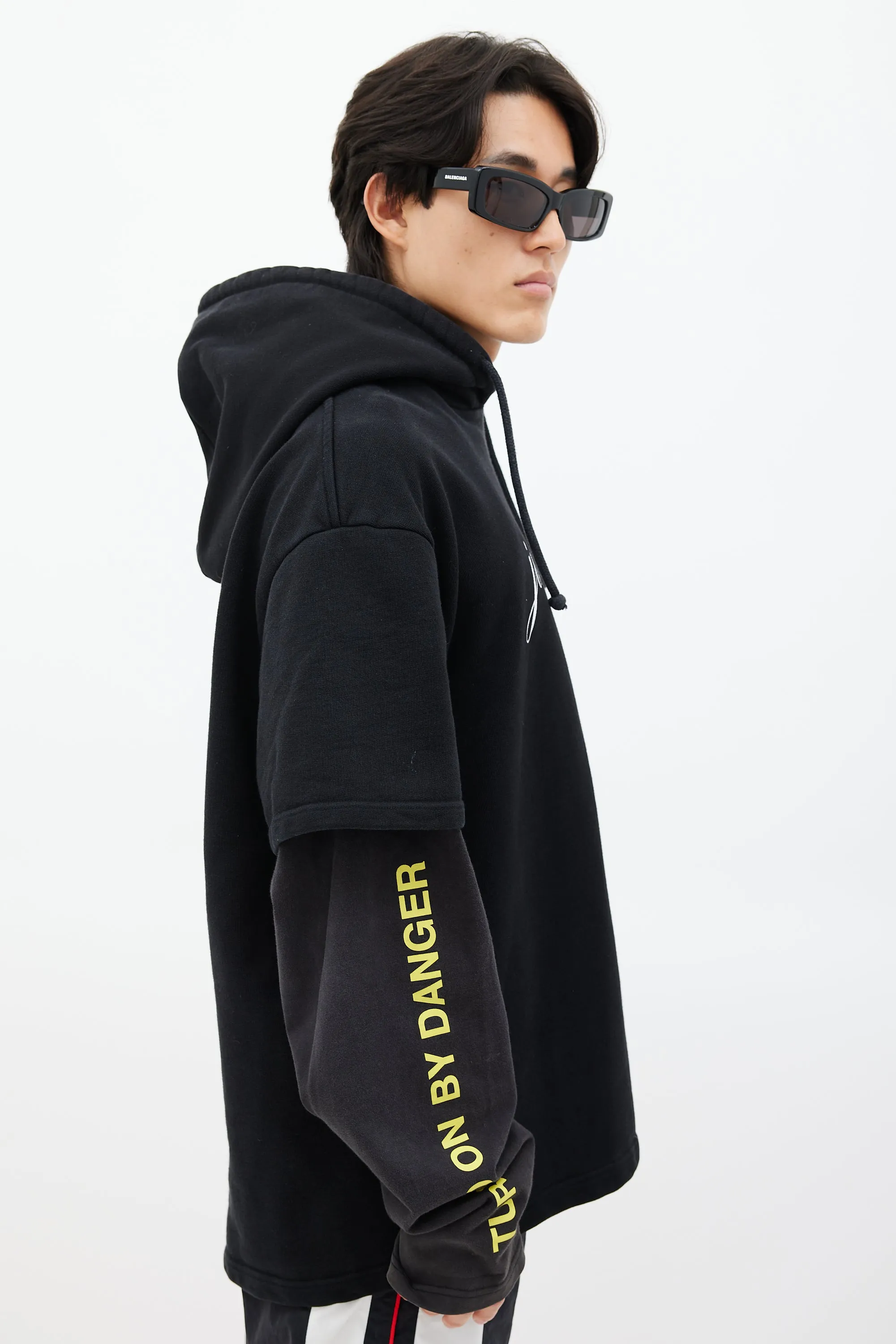 Black & Multicolour Justin4ever Hoodie