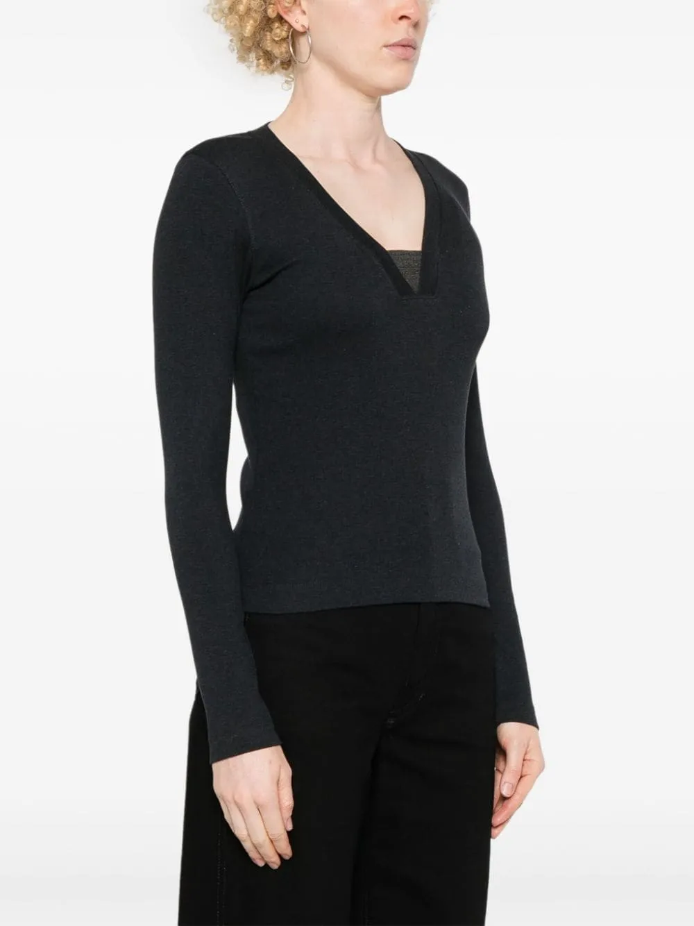 Brunello Cucinelli Women's T-Shirts And Polos Grey