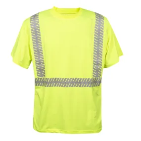 Cordova Cor-Brite Type R Class 2 Comfort Stretch Lime Crew Neck T-shirt - V461