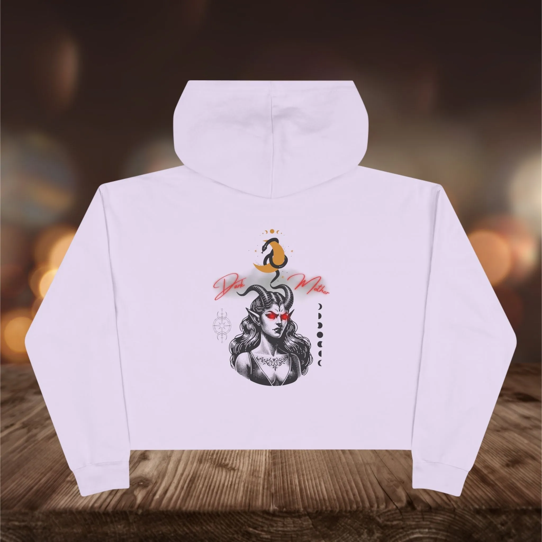 Crop Hoodie - Lilith Style Dark Mother