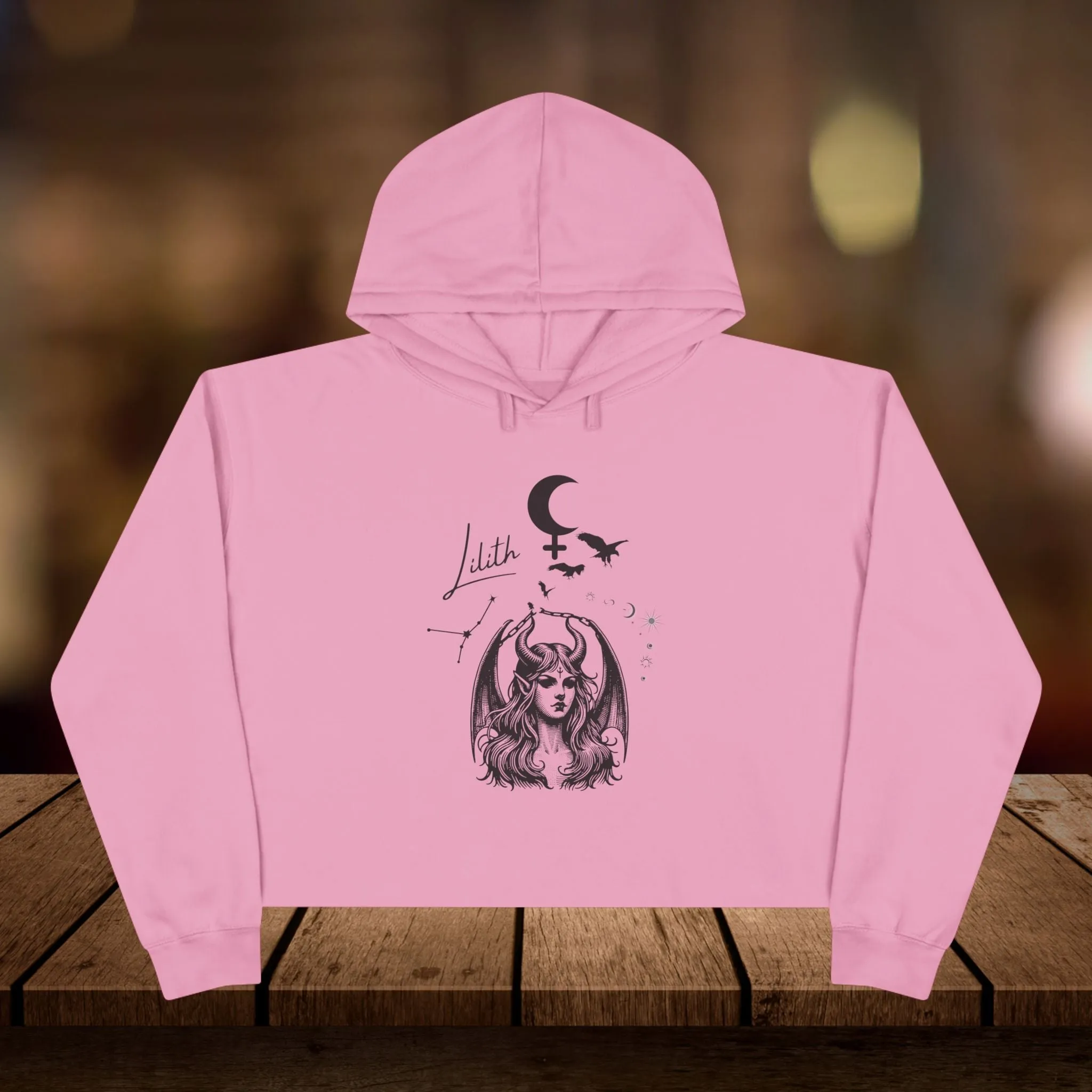 Crop Hoodie - Lilith Style Dark Mother