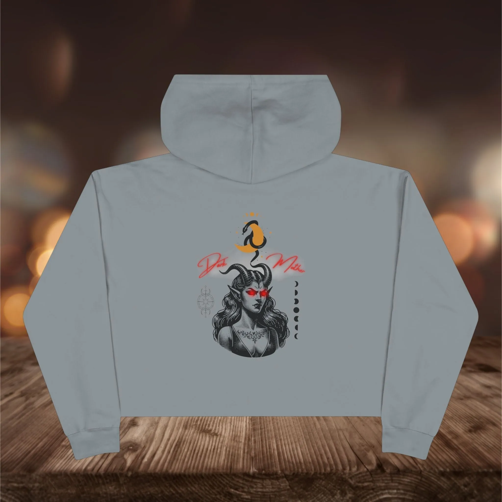 Crop Hoodie - Lilith Style Dark Mother