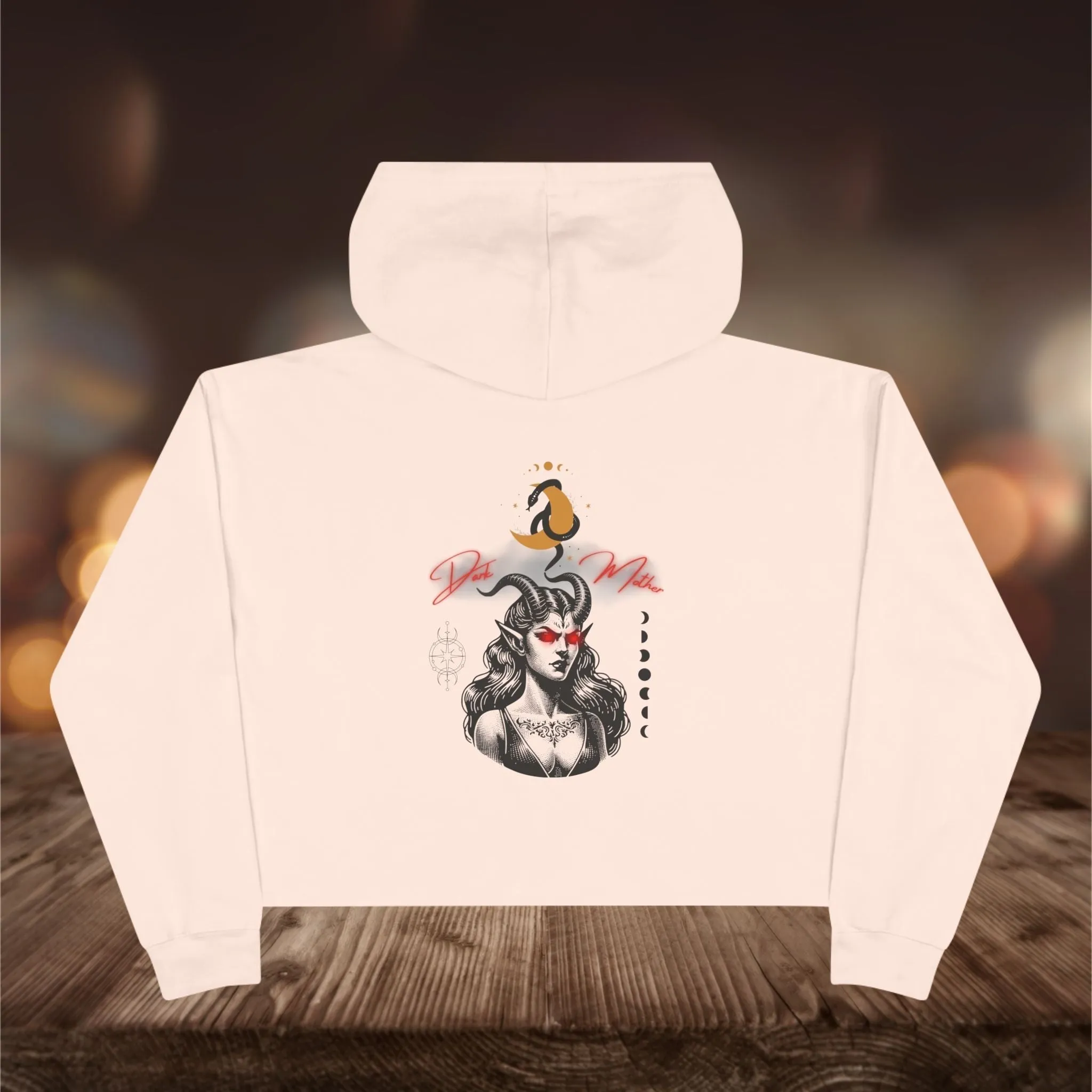 Crop Hoodie - Lilith Style Dark Mother