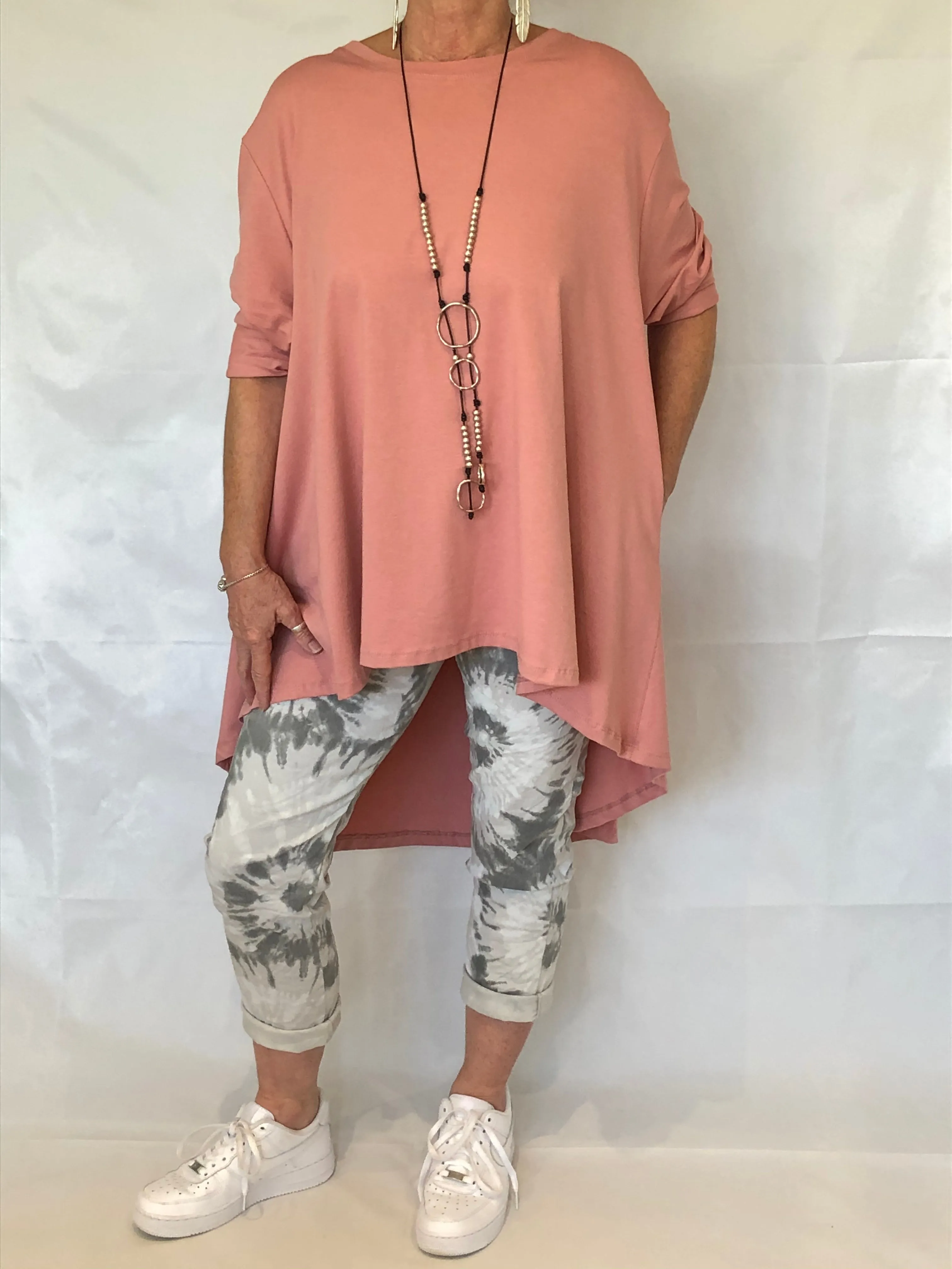 FAN BACK LONG SLEEVED TEE