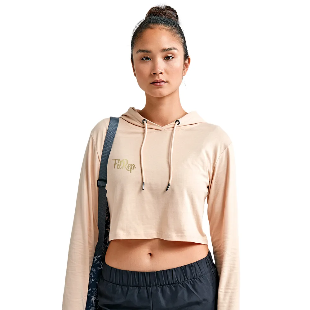 FitRep Classics - Women's Lightweight Cropped Gym Hoodie