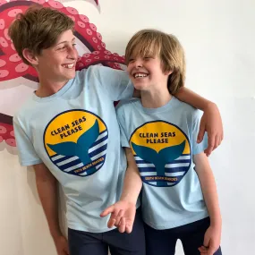 Kids Tail "Clean Seas Please" T-Shirt