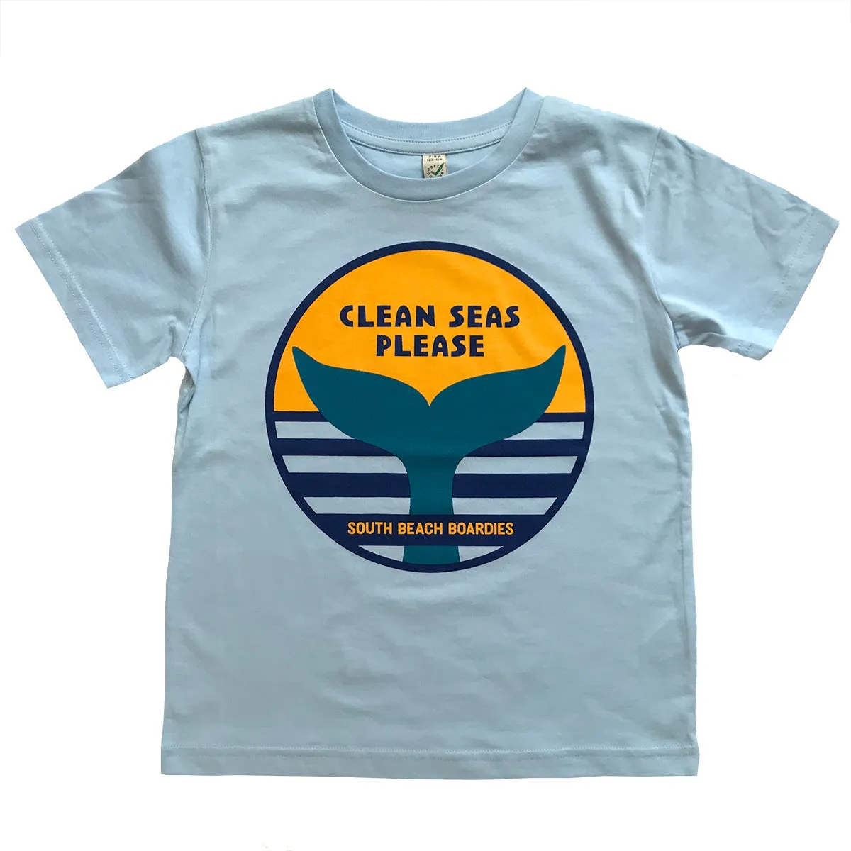 Kids Tail "Clean Seas Please" T-Shirt