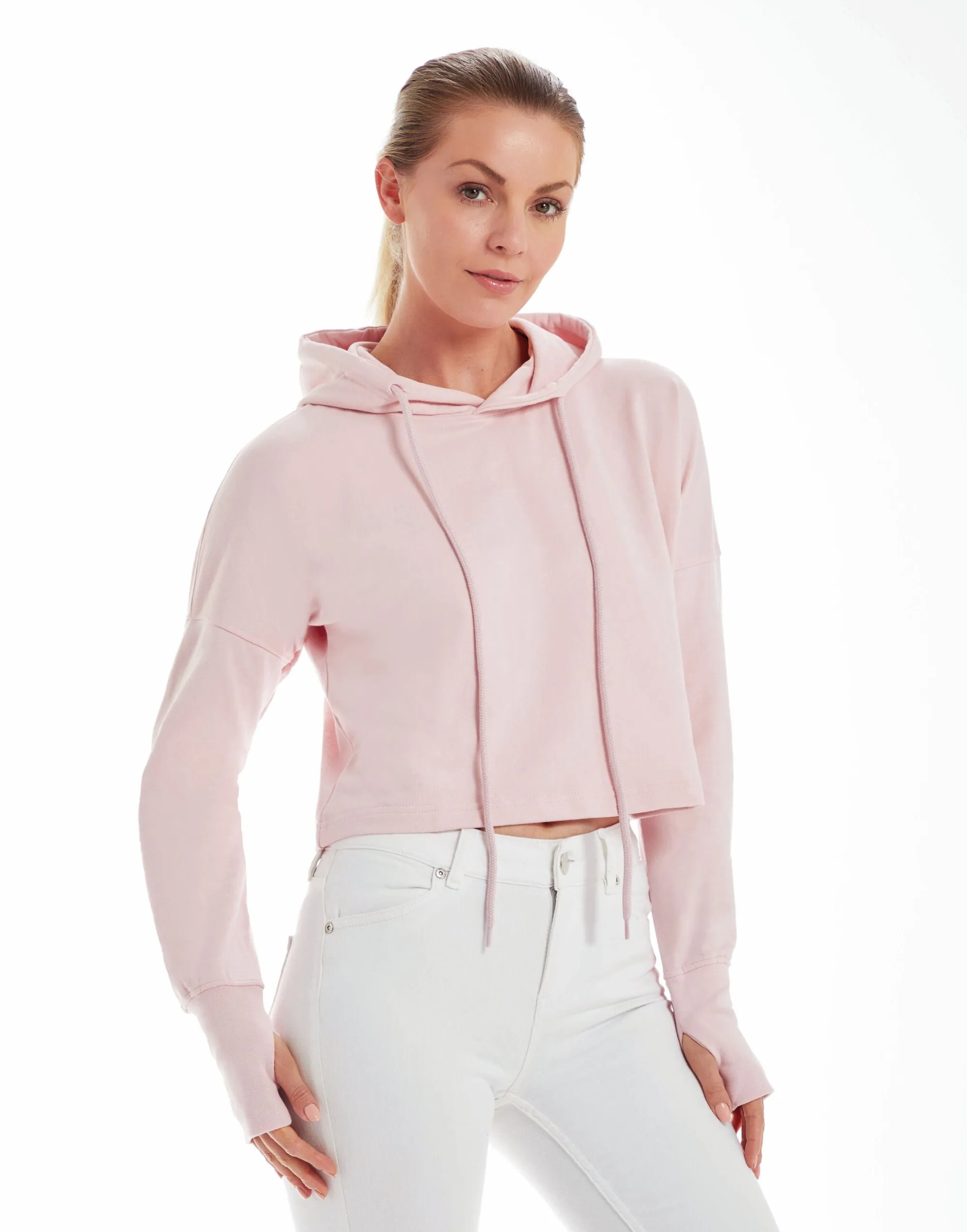 M140 Mantis Womens Cropped Hoodie