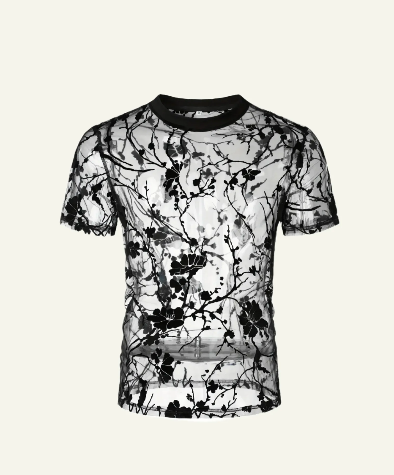Mesh Floral T-Shirt