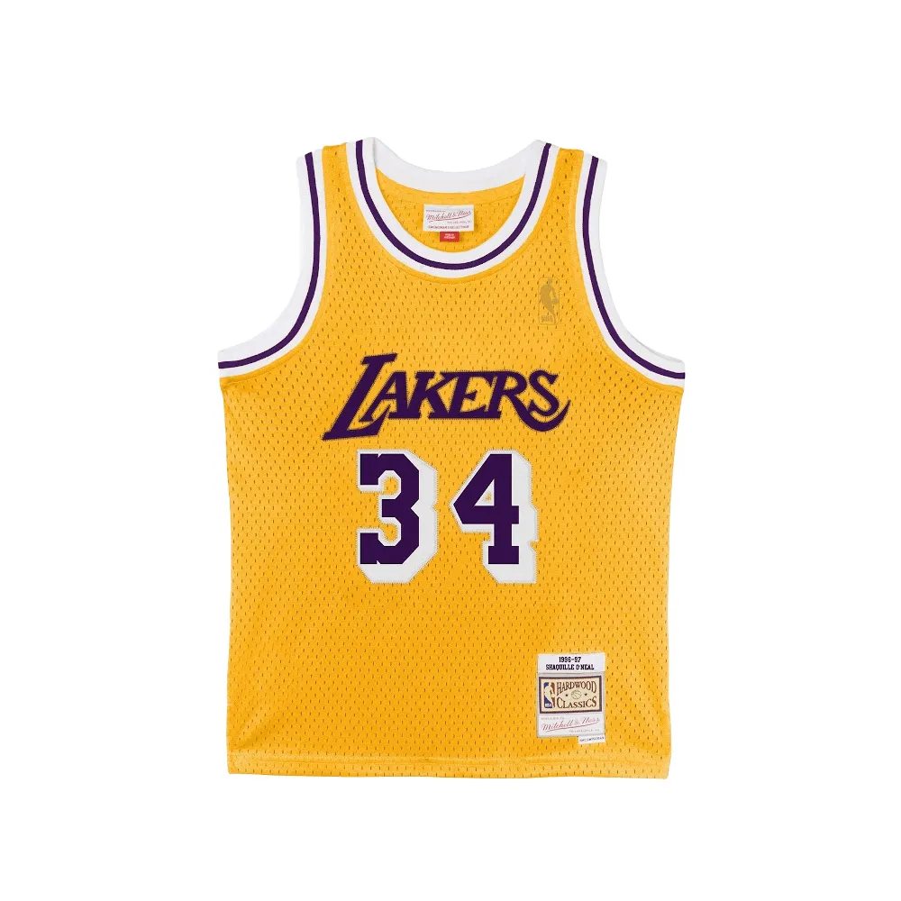 Mitchell & Ness Youth Swingman Jersey Los Angeles Lakers Shaquille O'Neal Home 96/97 - Yellow