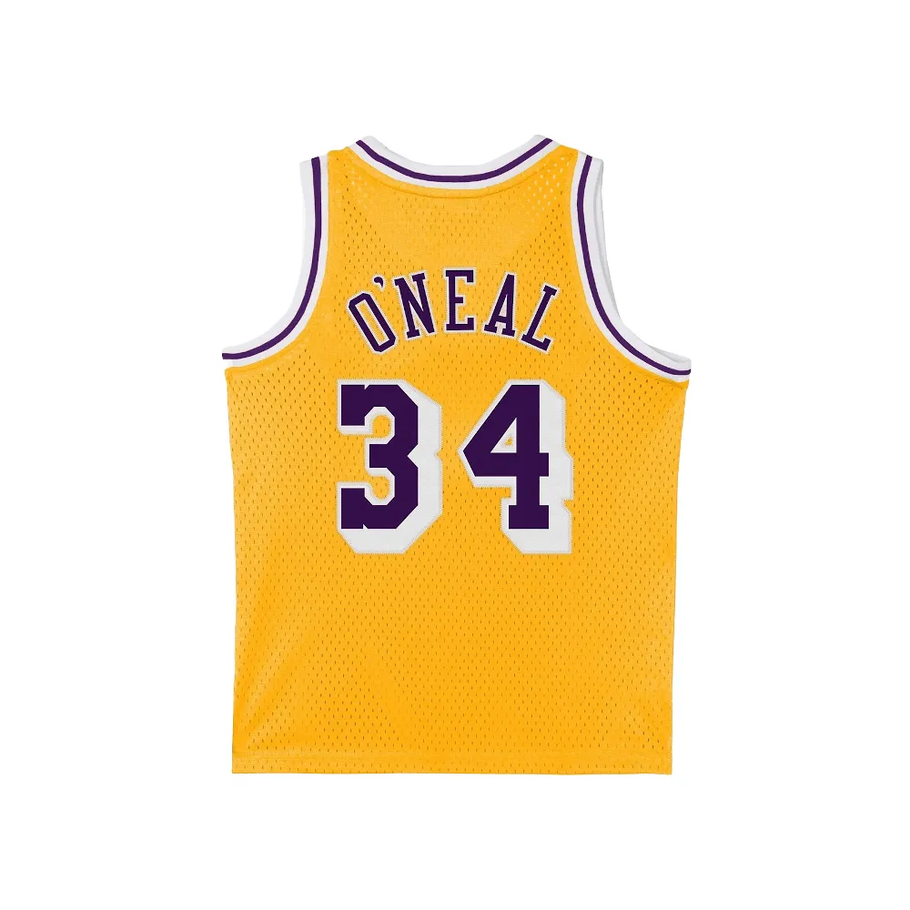 Mitchell & Ness Youth Swingman Jersey Los Angeles Lakers Shaquille O'Neal Home 96/97 - Yellow