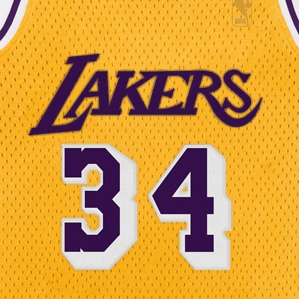 Mitchell & Ness Youth Swingman Jersey Los Angeles Lakers Shaquille O'Neal Home 96/97 - Yellow