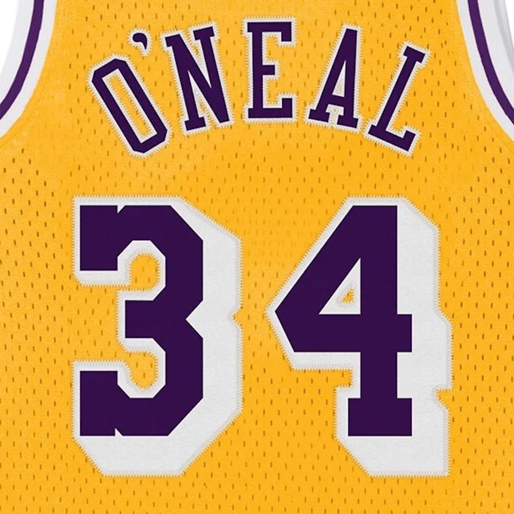 Mitchell & Ness Youth Swingman Jersey Los Angeles Lakers Shaquille O'Neal Home 96/97 - Yellow