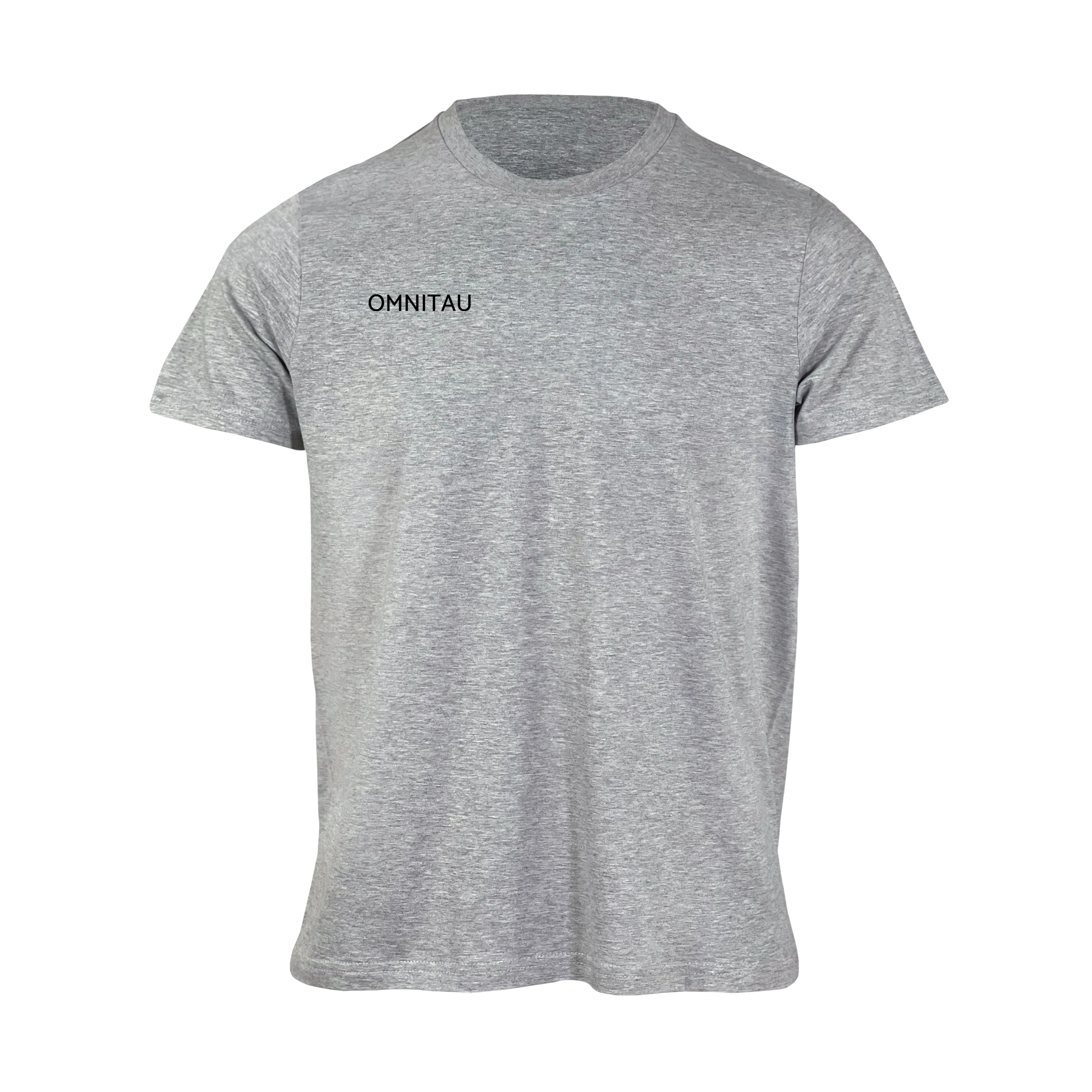 Omnitau Men's Team Sports Organic Cotton T-Shirt - Heather Grey