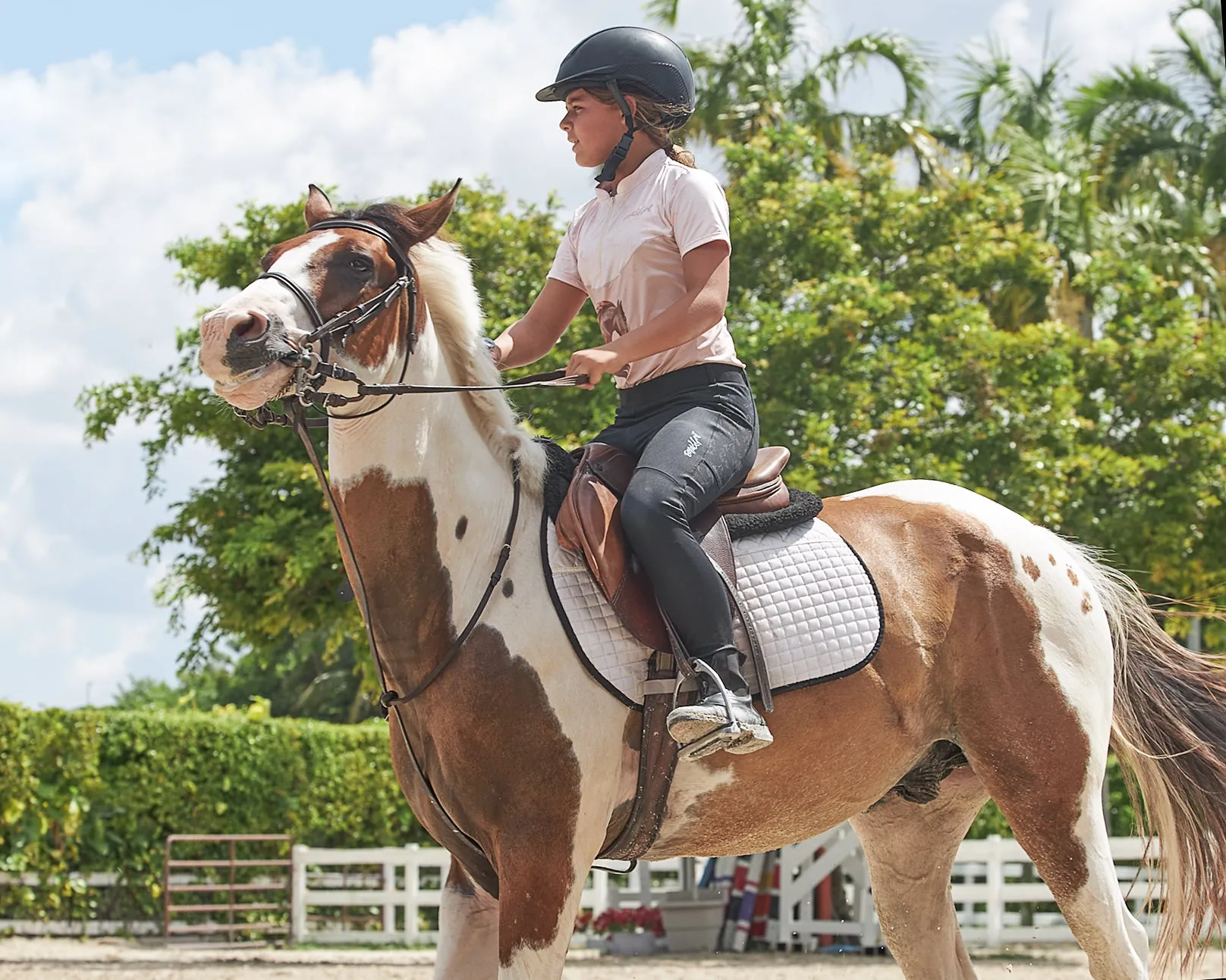 Rose Gold Horse - Giro Equestrian T-shirt