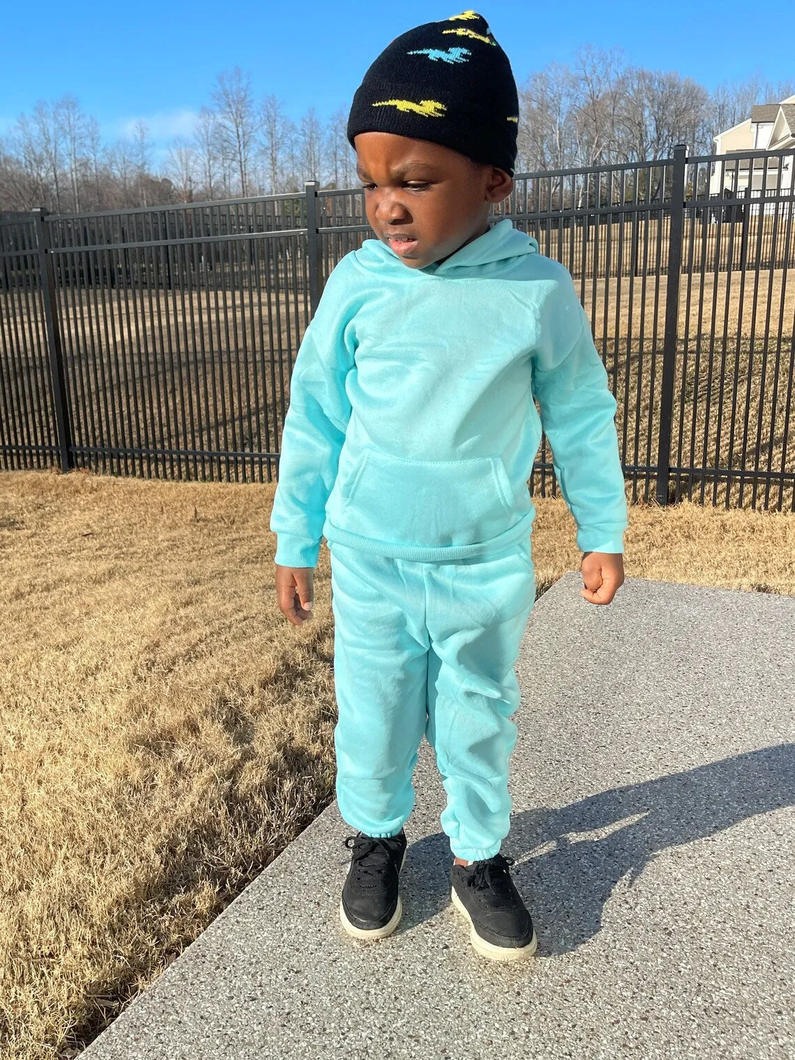 Sublimation kids hoodie set/ 100% polyester hoodies for kids