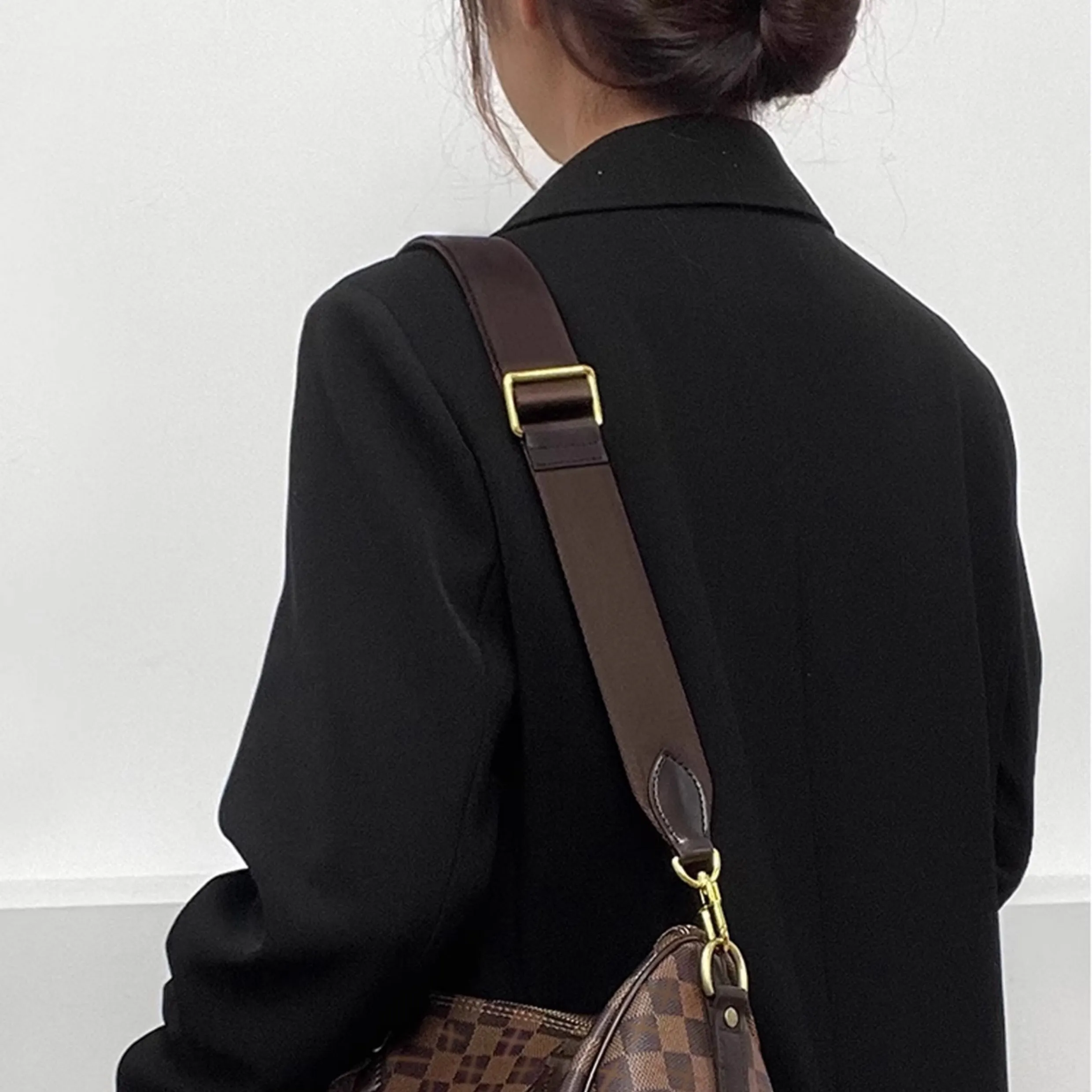 The adjustable shoulder strap for the canvas Speedy 25 bag, crossbody strap, replacement wide strap for travel bags