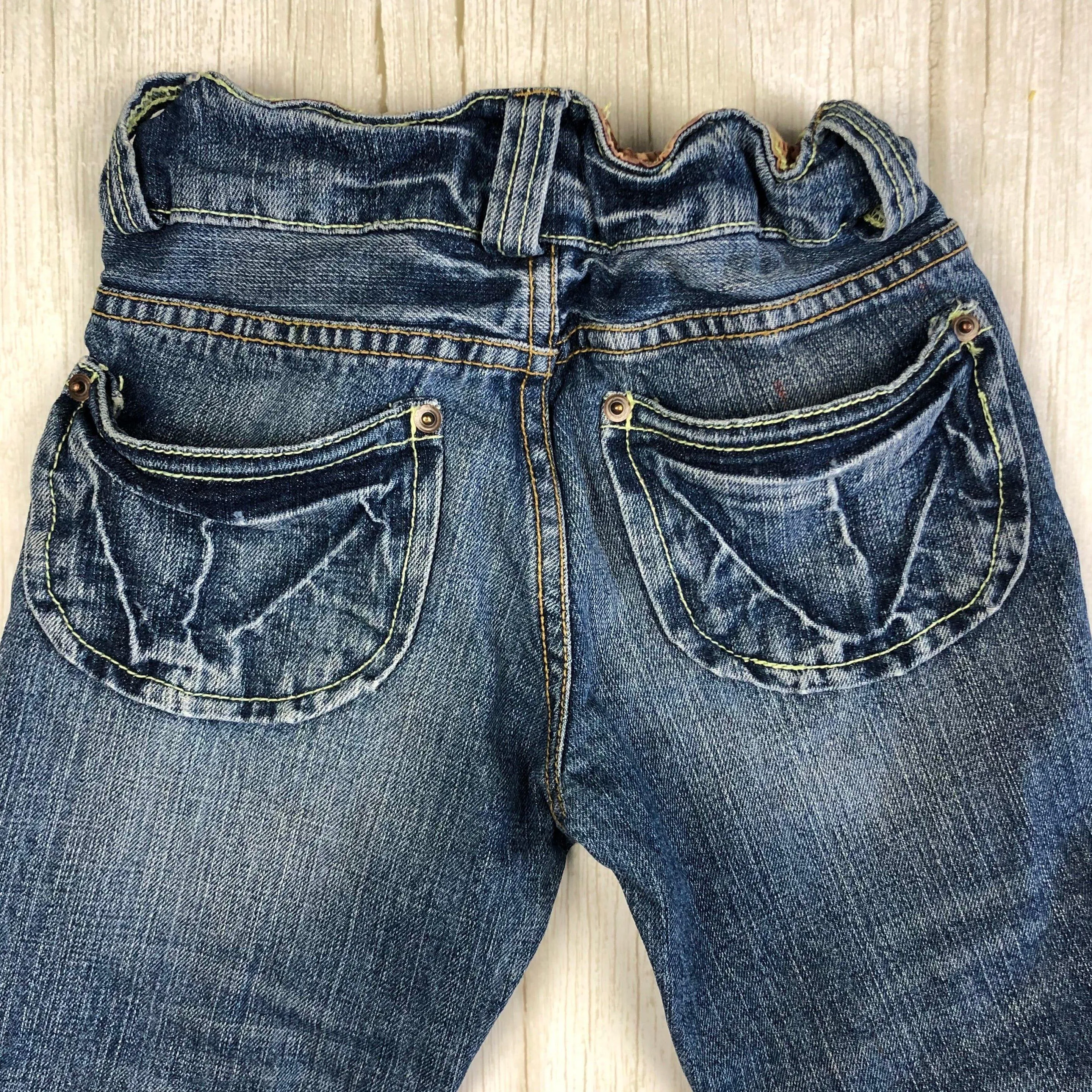 Trelise Cooper Kids Denim Frilled Hem Jeans - Size 7Y