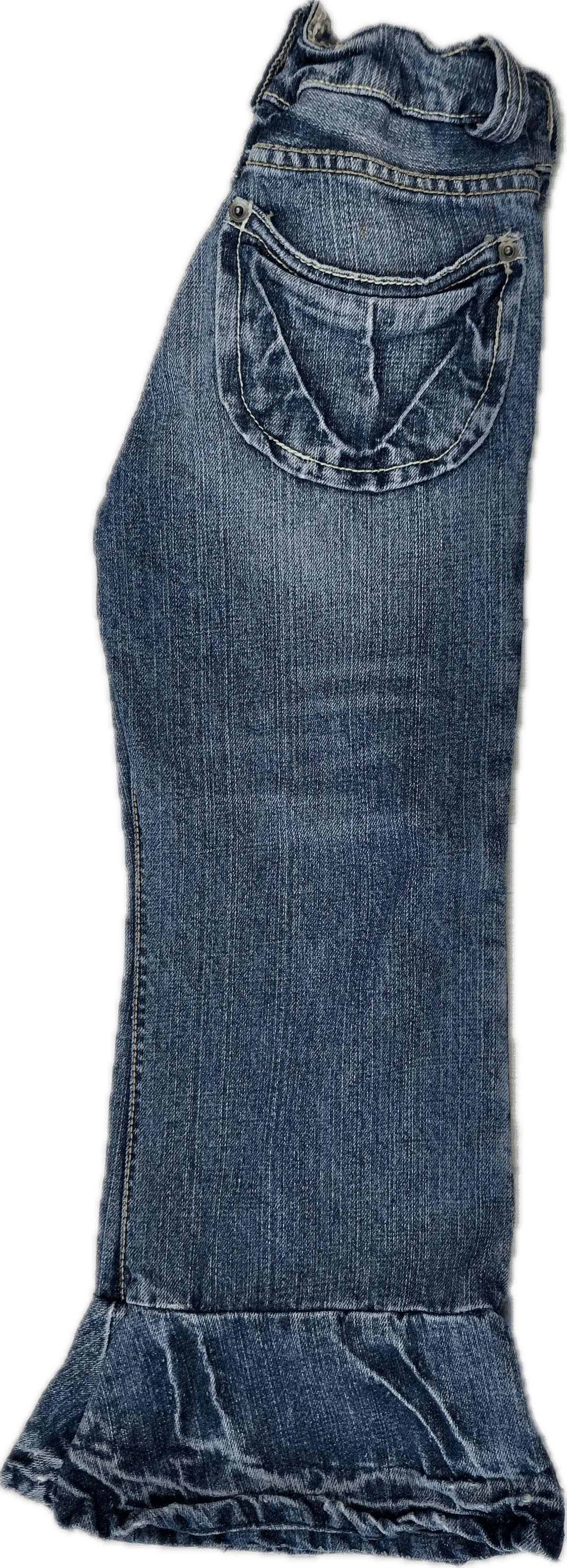 Trelise Cooper Kids Denim Frilled Hem Jeans - Size 7Y